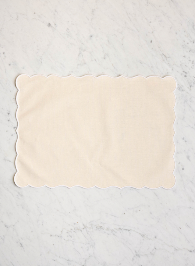 Lido Bordstablett Ivory / White