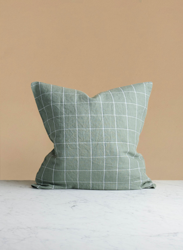 Linnekudde Green / Grey Checks