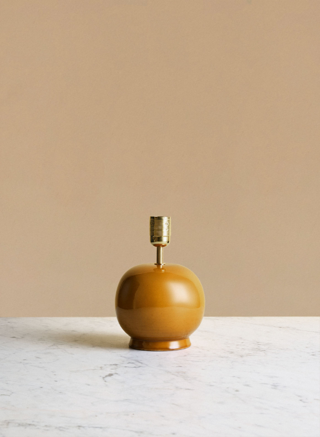 Lampfot Tondo Piccolo Mustard