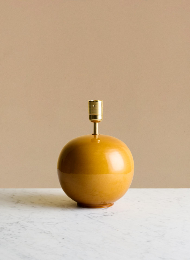 Lampfot Tondo Mustard