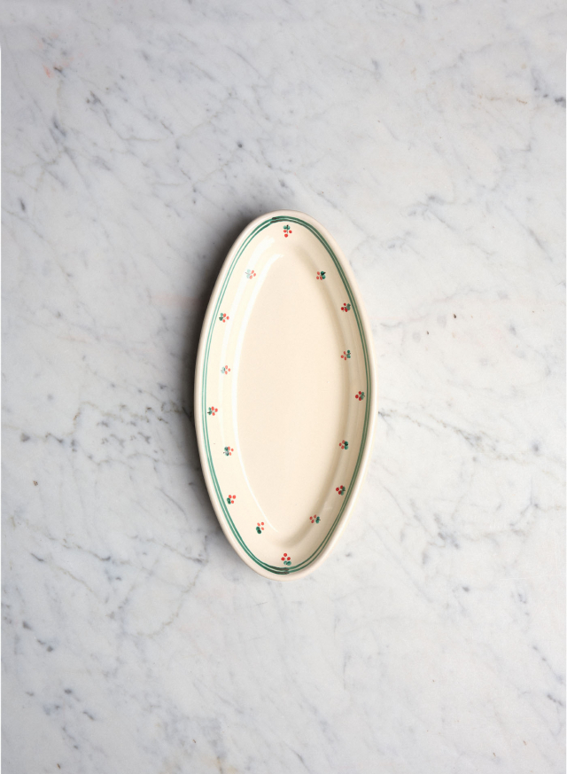 Serveringsfat Piccolo Fiore Rosso Riga