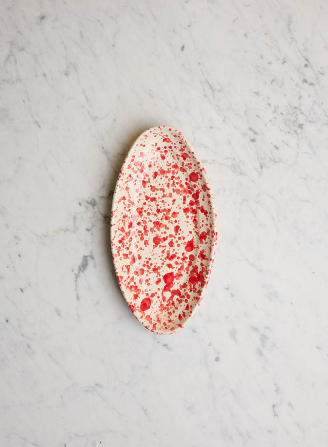 Serveringsfat Piccolo Spruzzi Red