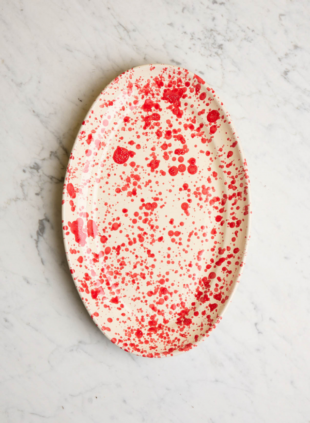 Serveringsfat Spruzzi Red