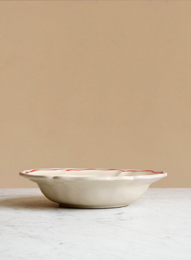 Server Baccellato Rigio Rosso