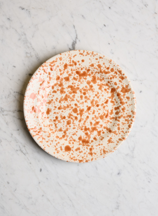 Middagstallrik Spruzzi Arancio