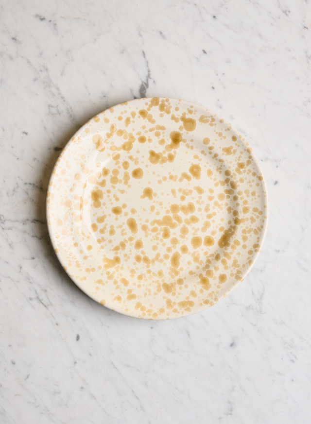 Middagstallrik Spruzzi Ambra