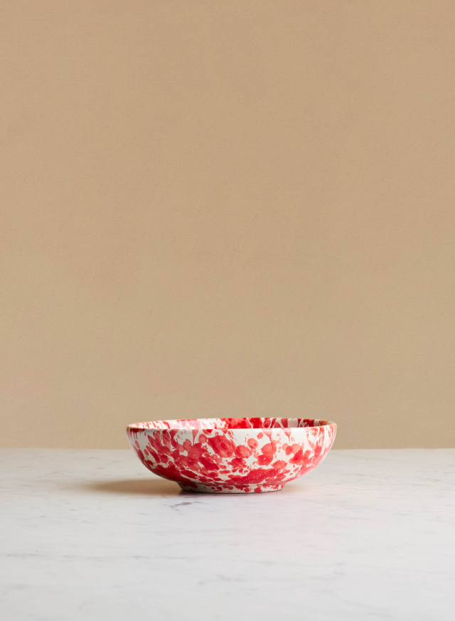 Frukostskål Spruzzi Red