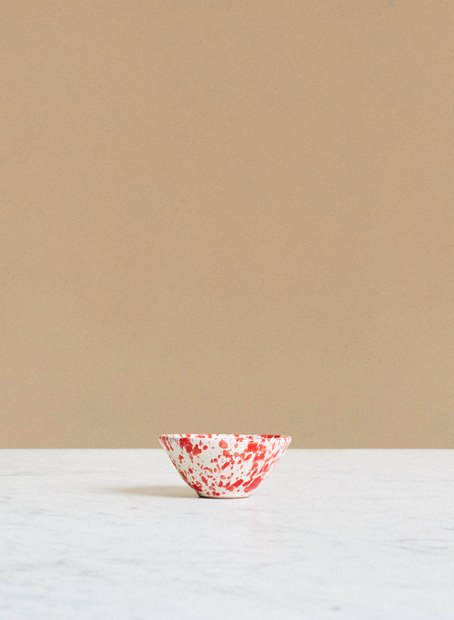 Miniskål Spruzzi Red