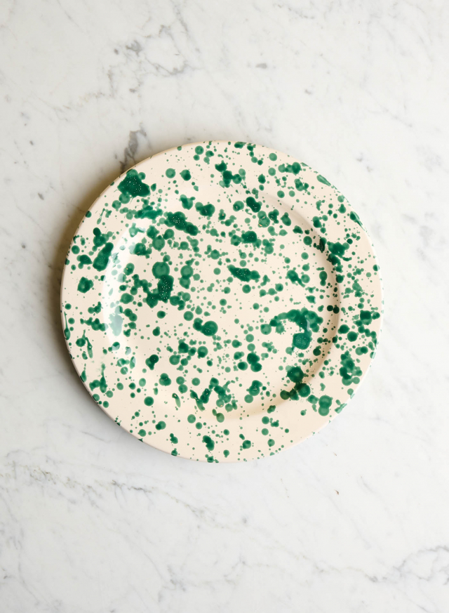 Middagstallrik Spruzzi Verde