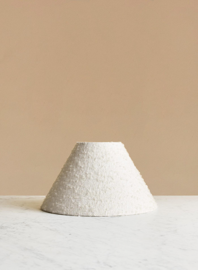 Lampskärm Cono White