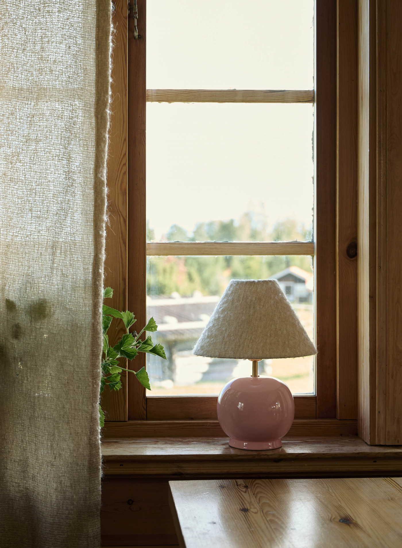 Lampfot Tondo Piccolo Rosa