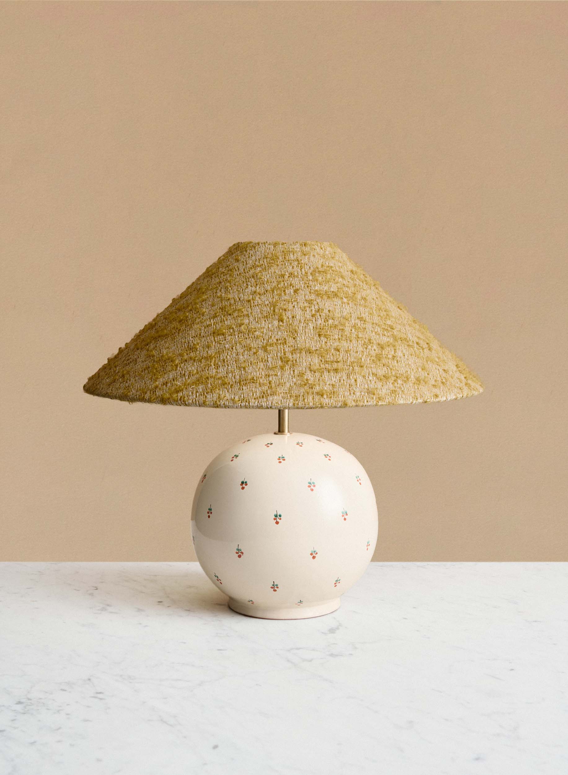 Table lamp Tondo Fiore | Ampio Amber