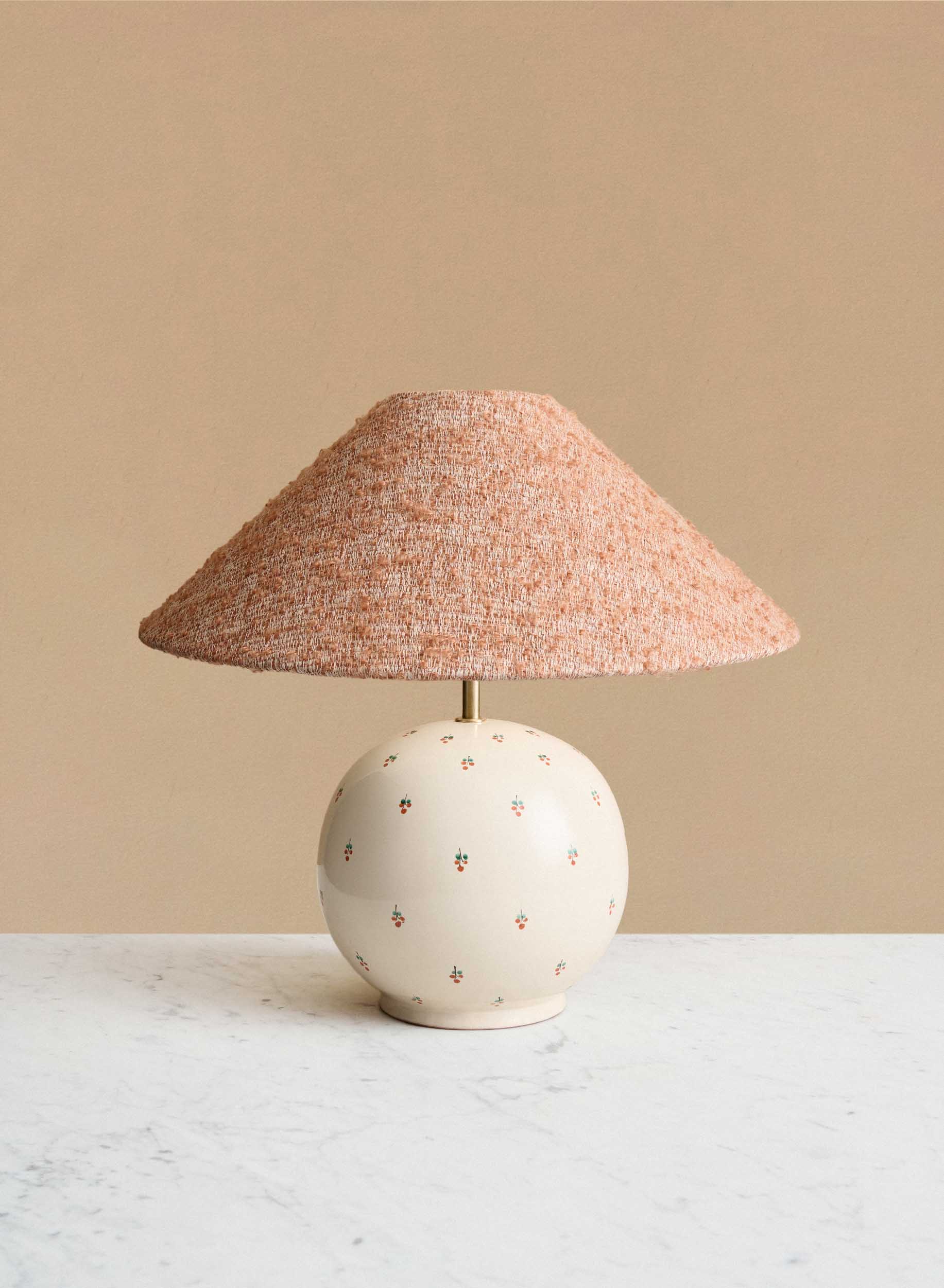 Table lamp Tondo Fiore | Ampio Burnt Orange