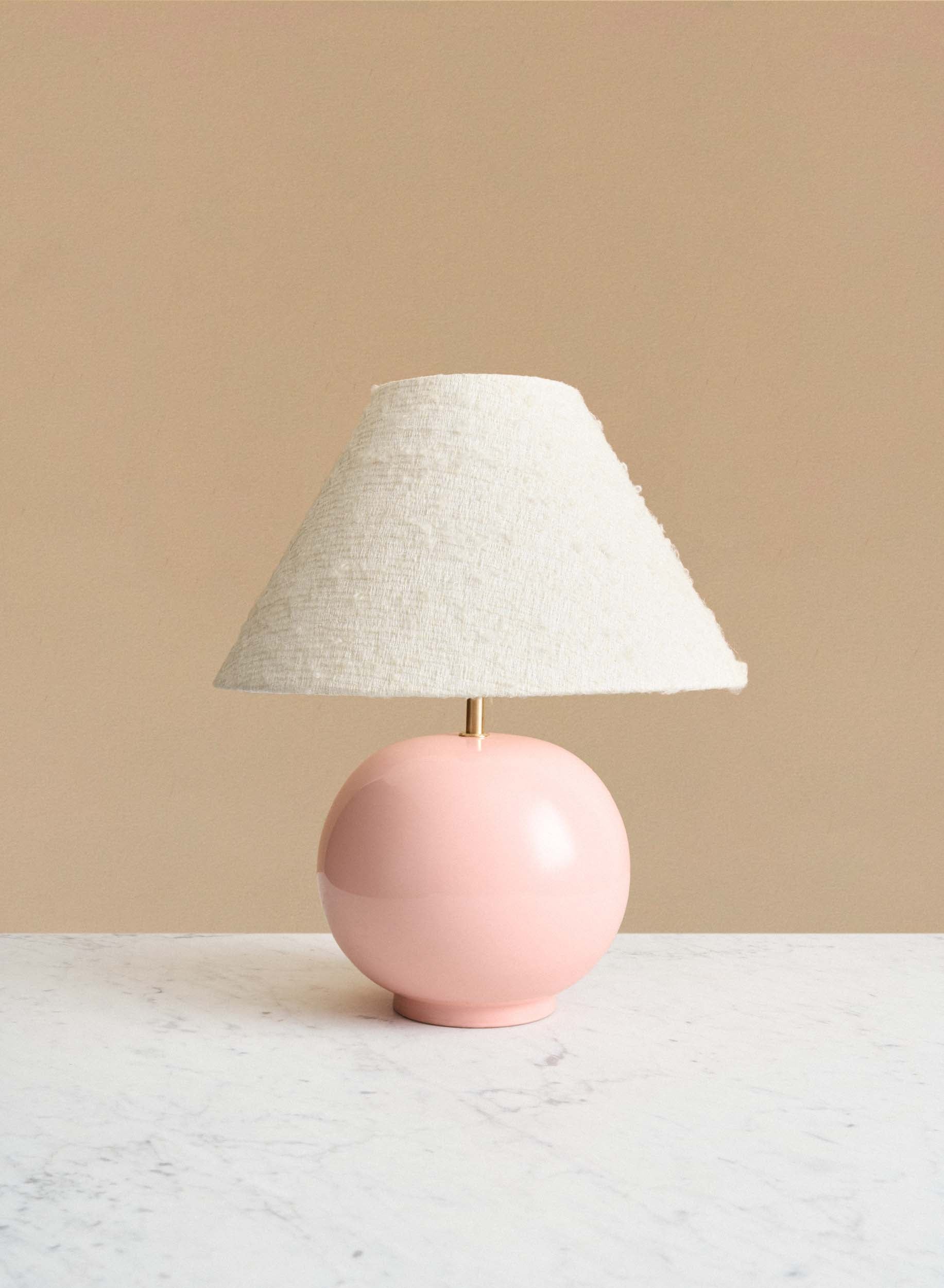 Bordslampa Tondo Rosa | Cono White