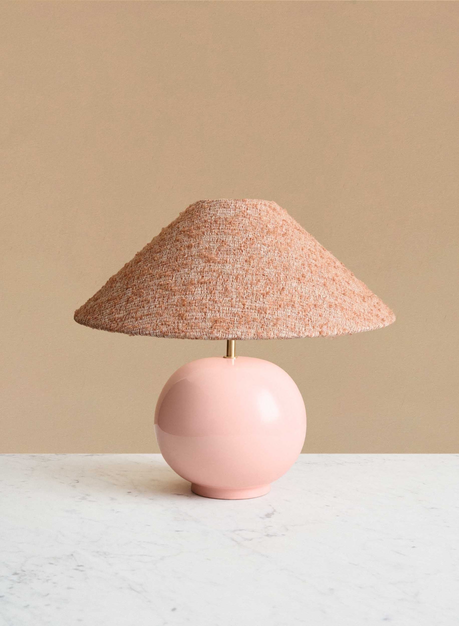 Table lamp Tondo Pink | Ampio Burnt Orange