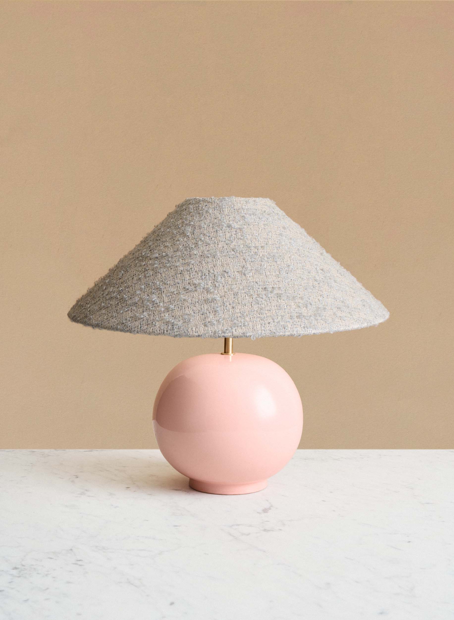 Bordslampa Tondo Rosa | Ampio Pale Blue