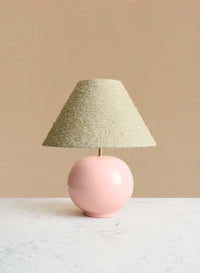 Bordslampa Tondo Rosa | Cono Mint Green