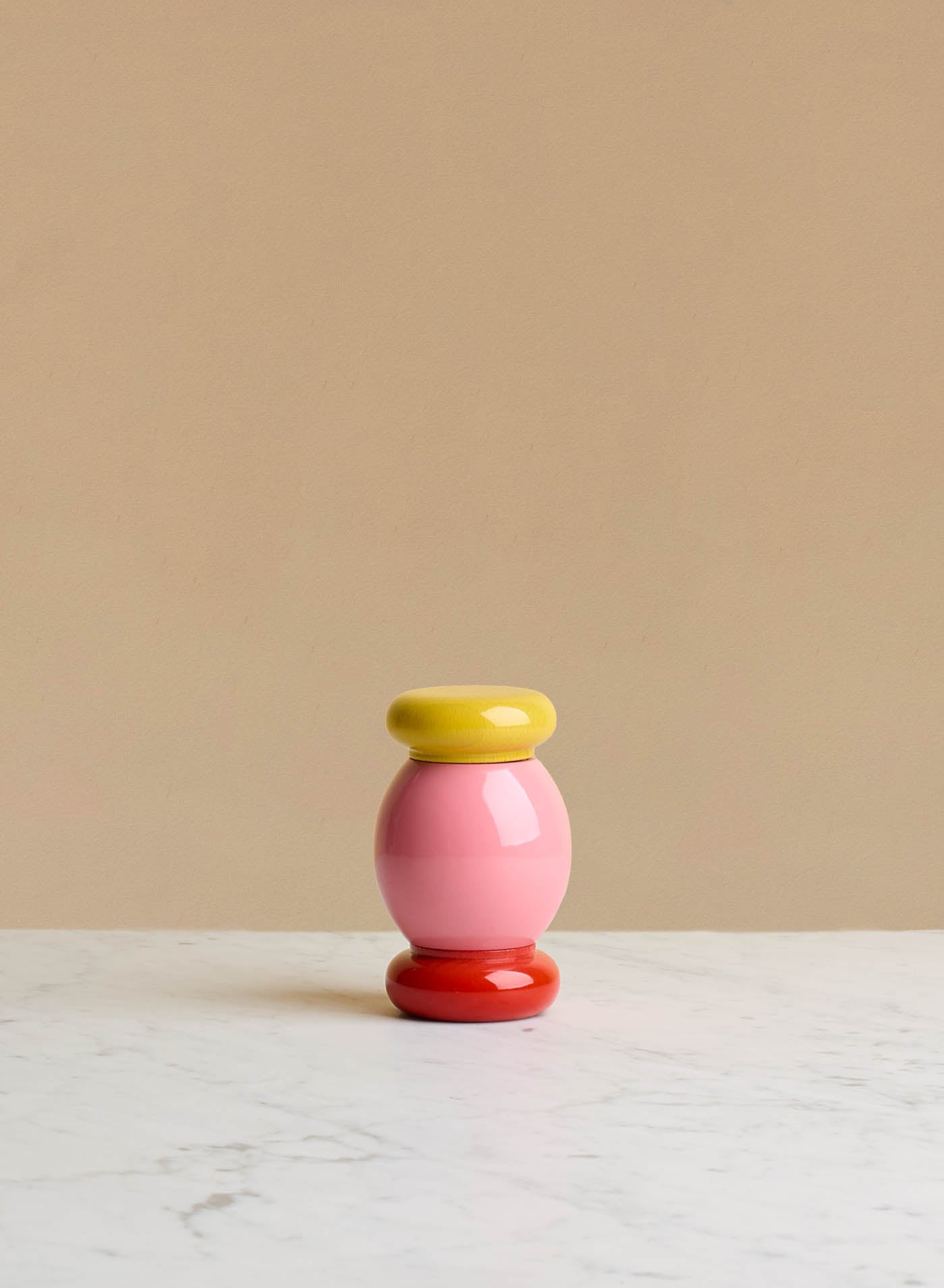 Salt & Pepparkvarn Bokträ Röd, Rosa och Gul