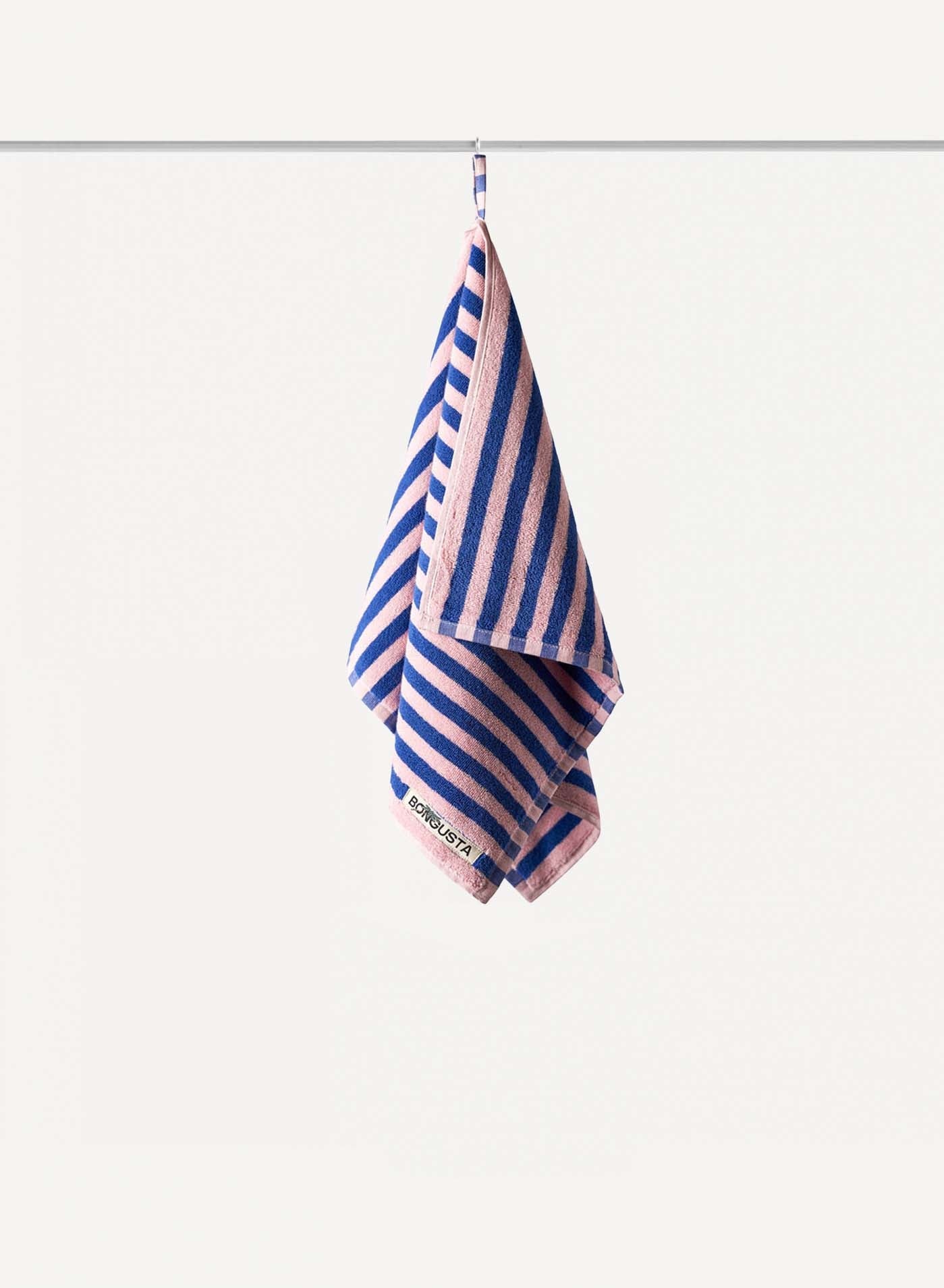 Guest Towel Blue & Rose