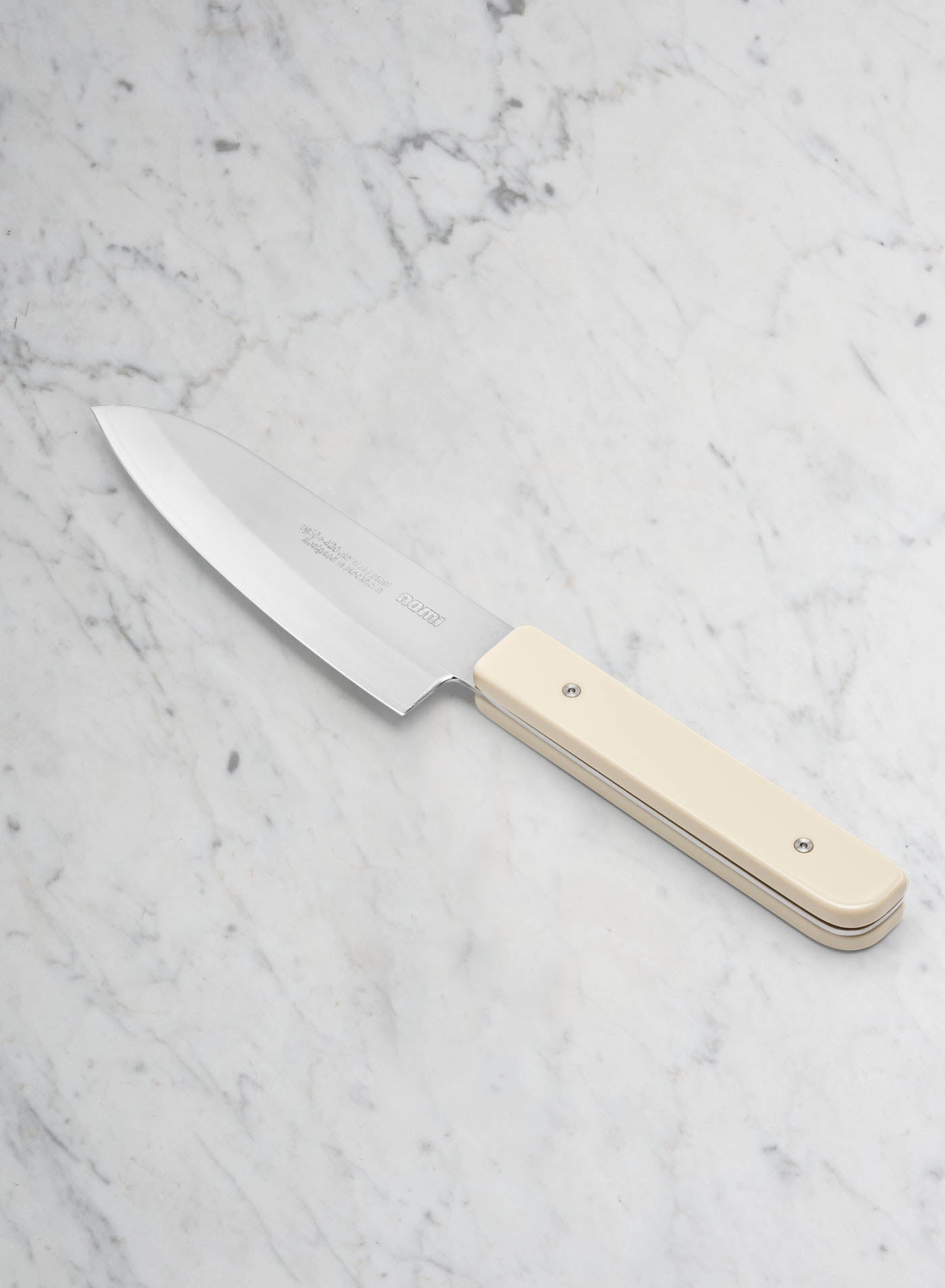 Kitchen knife Santoku Eggshell