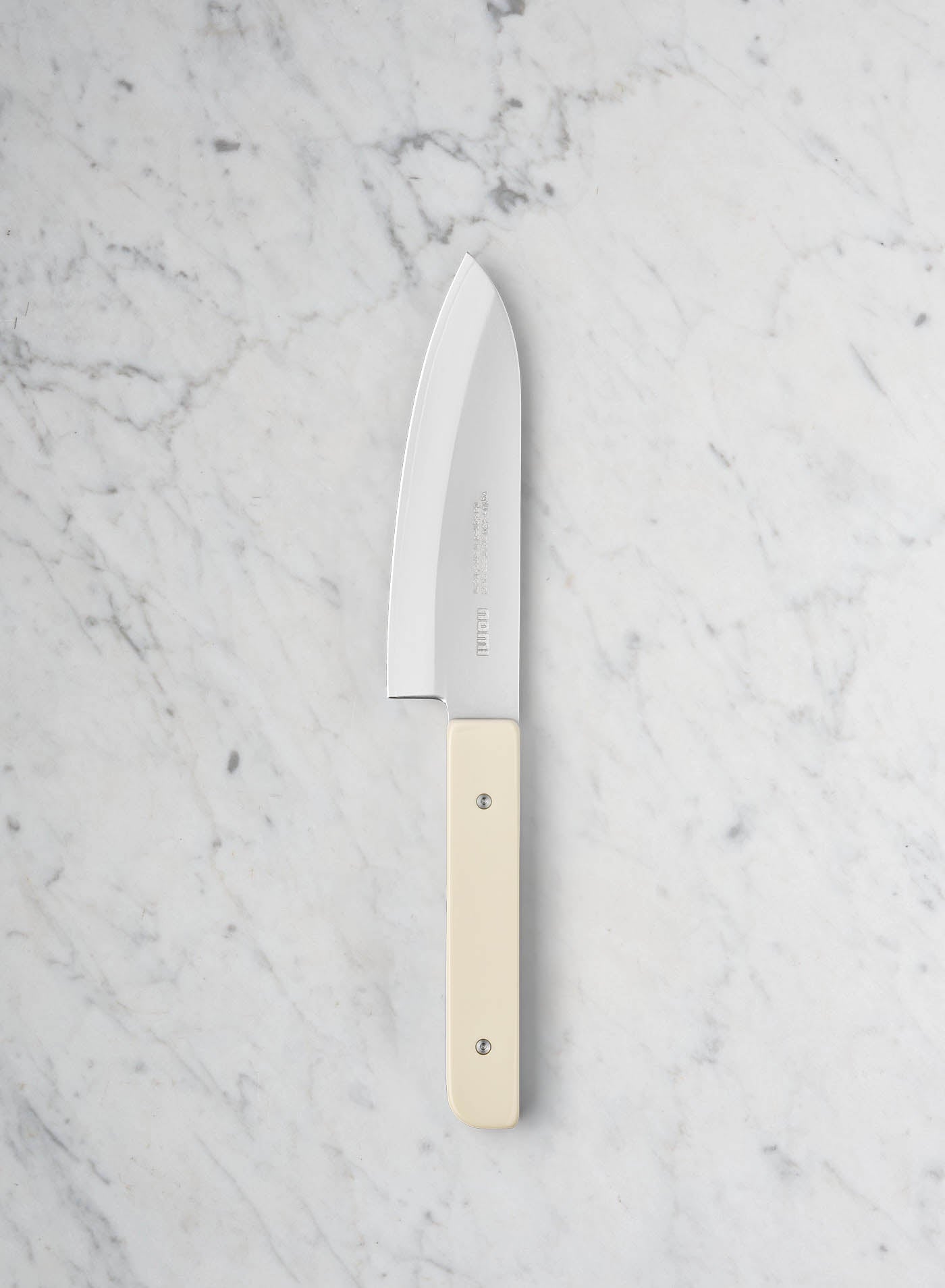 Kitchen knife Santoku Eggshell
