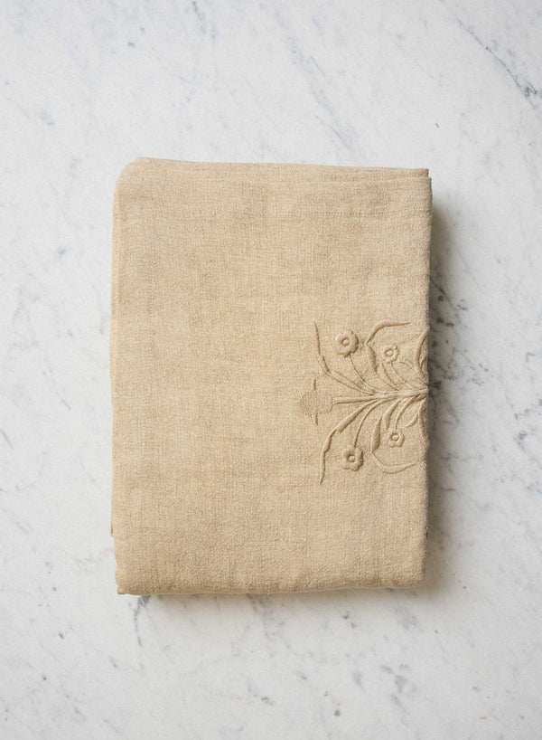Bordsduk Floral Beige