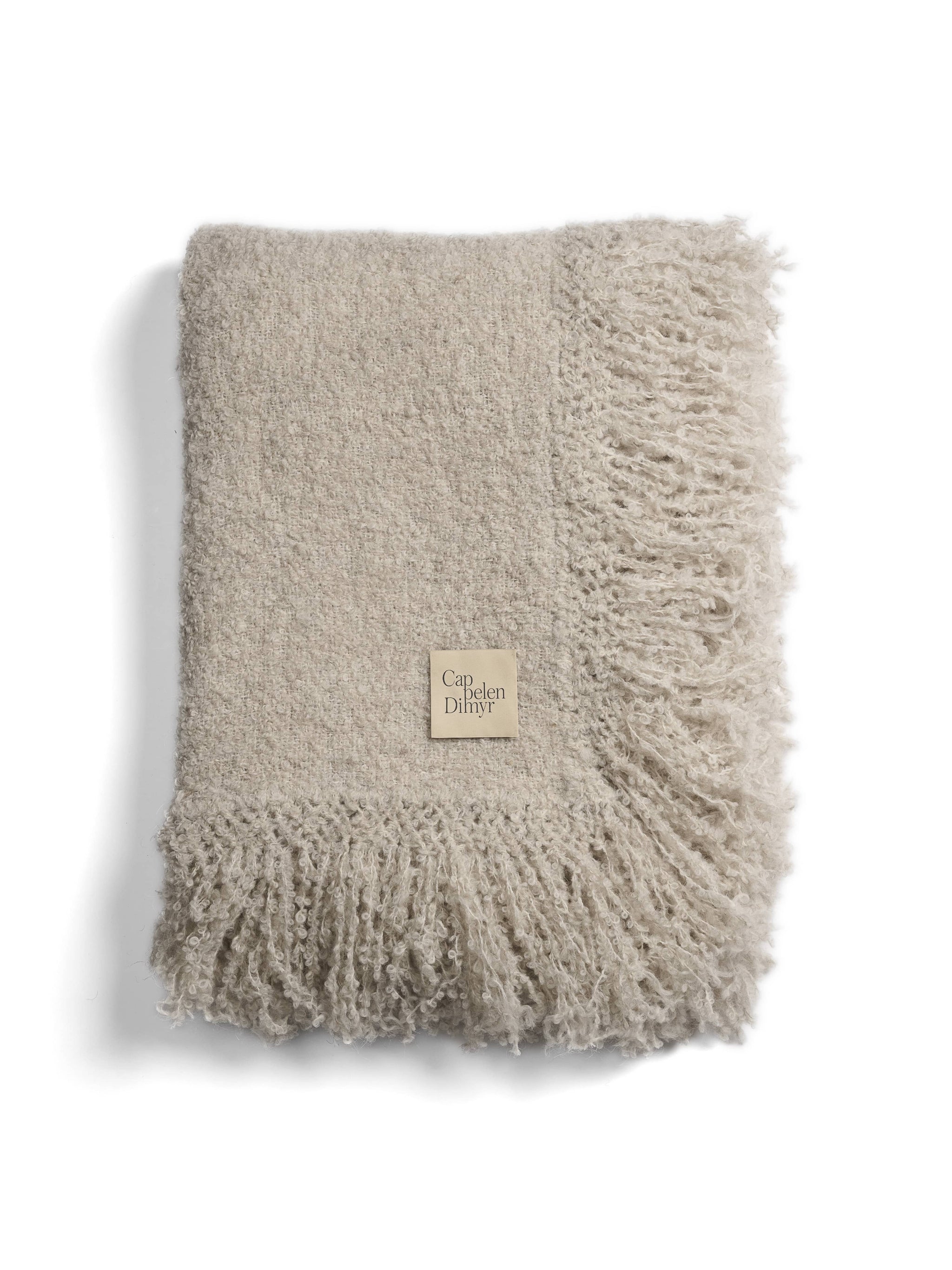 Ullpläd Beige