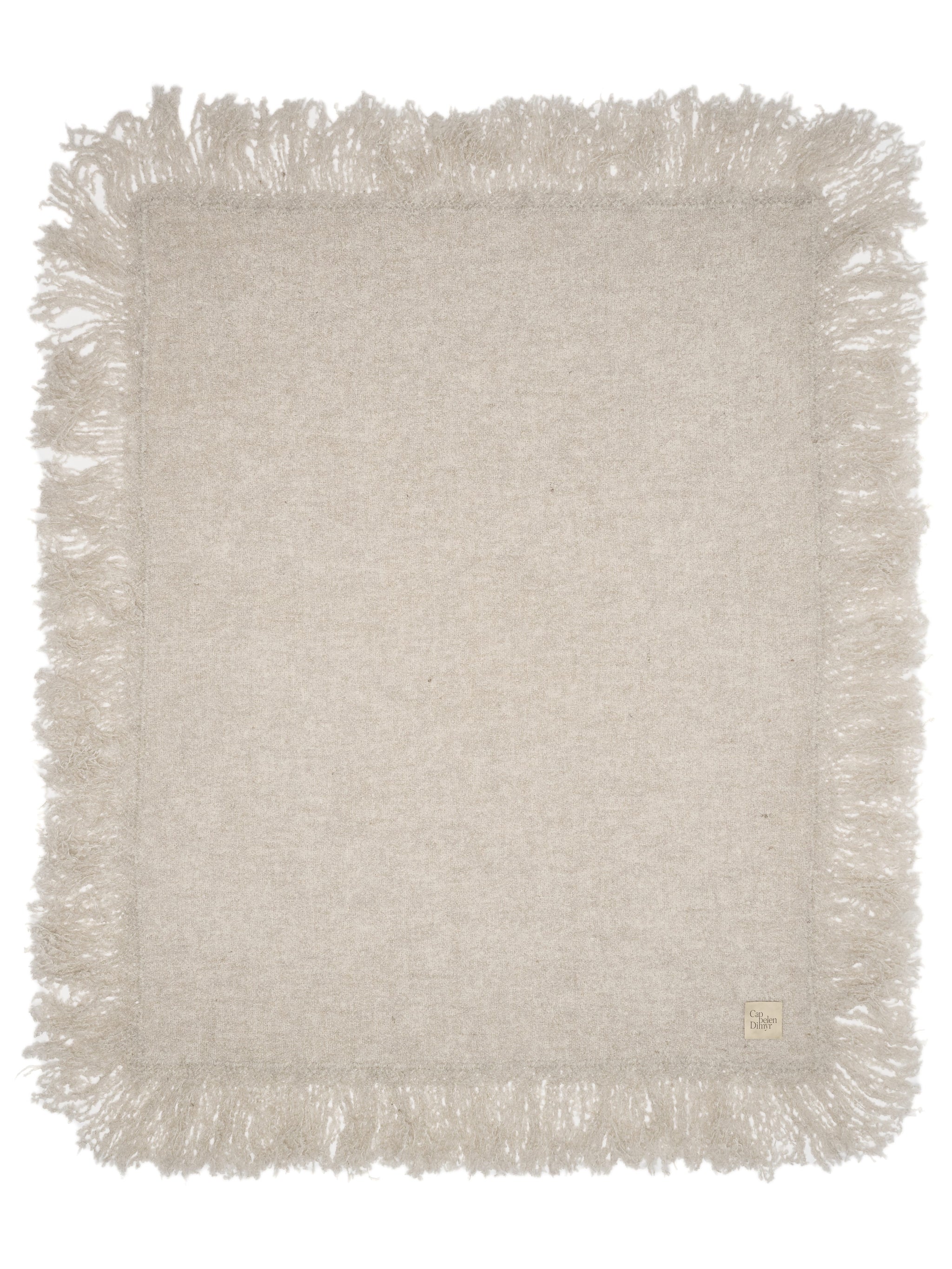 Ullpläd Beige