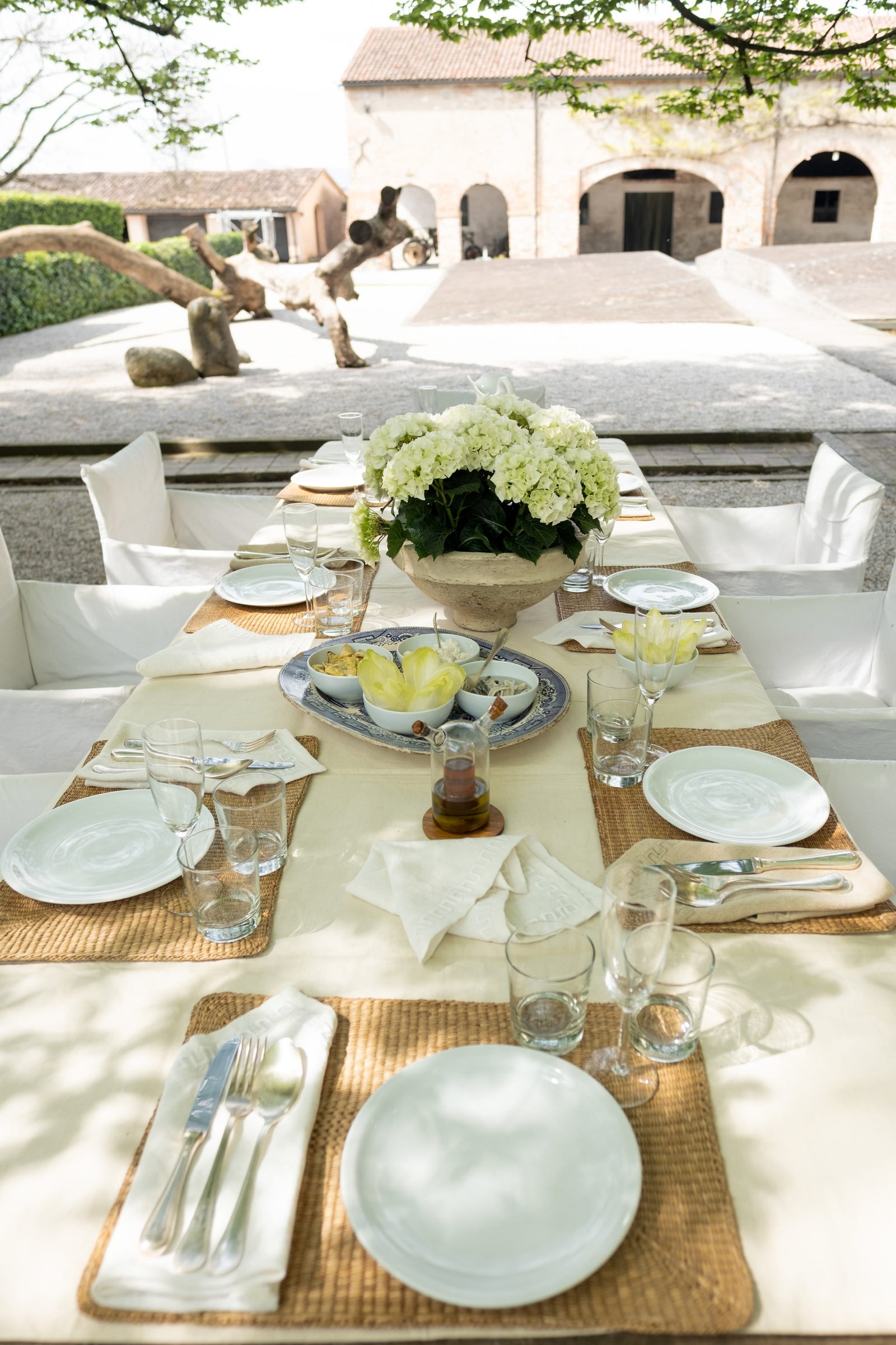 Frame Tablecloth White