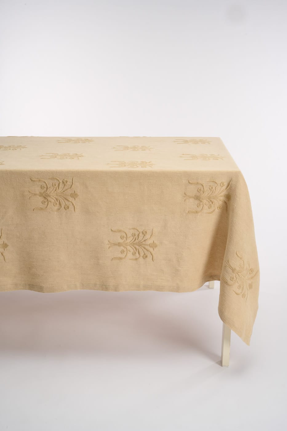 Floral Tablecloth Beige