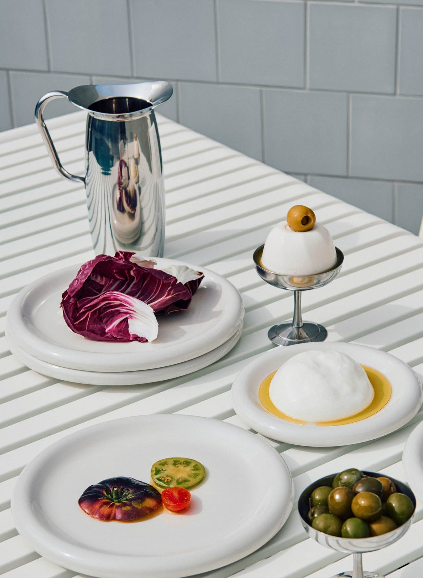Indian Steel Pitcher Tall