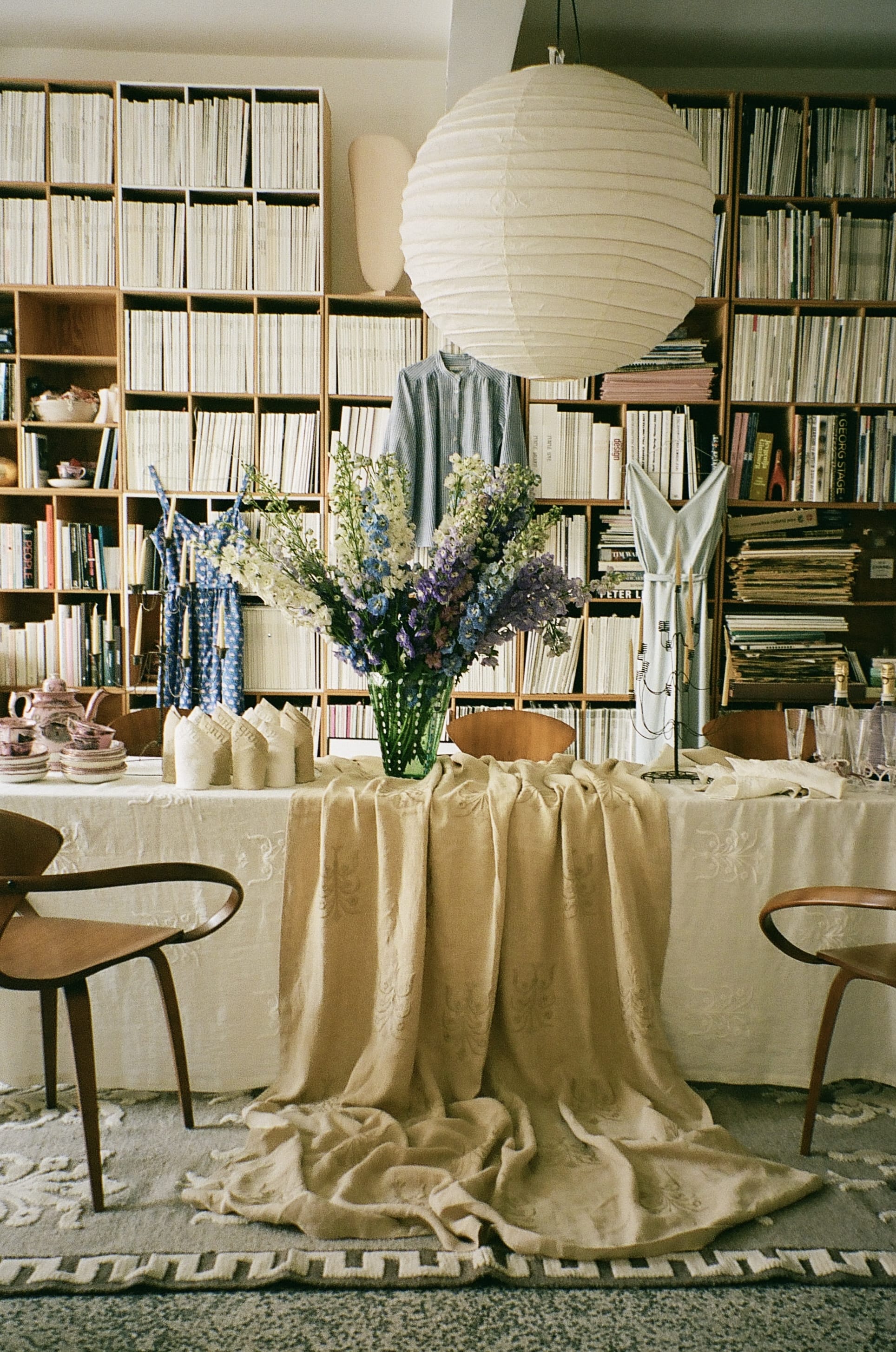 Floral Tablecloth Beige