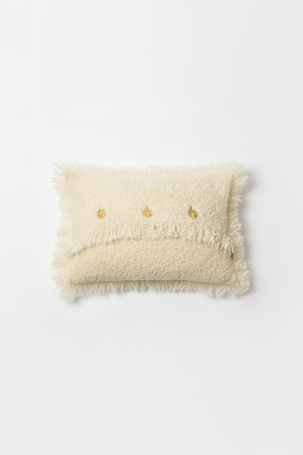 Ivory cushion 65 x 45 cm