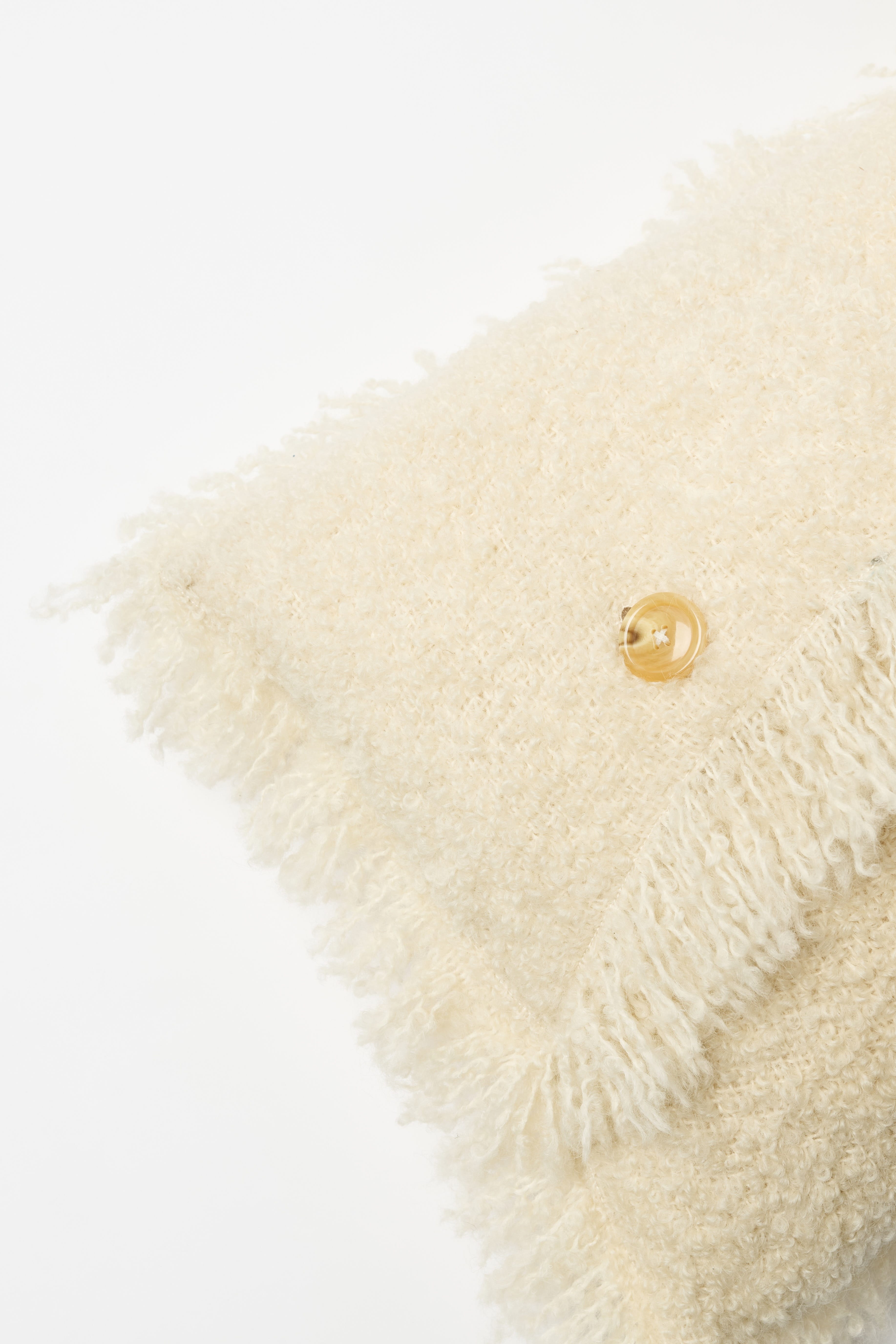 Ivory cushion 65 x 45 cm