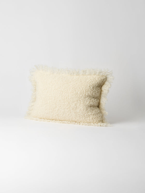 Ivory cushion 65 x 45 cm