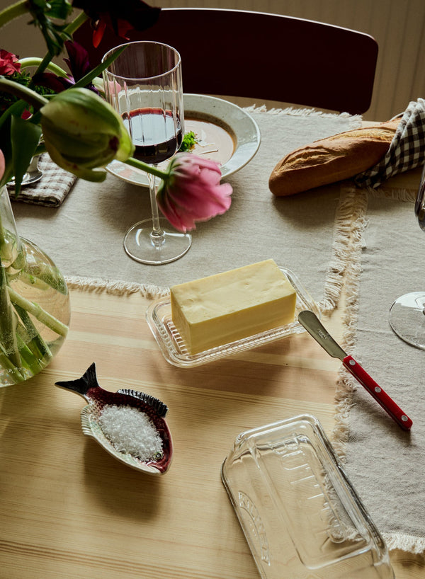 Smörbytta Glas