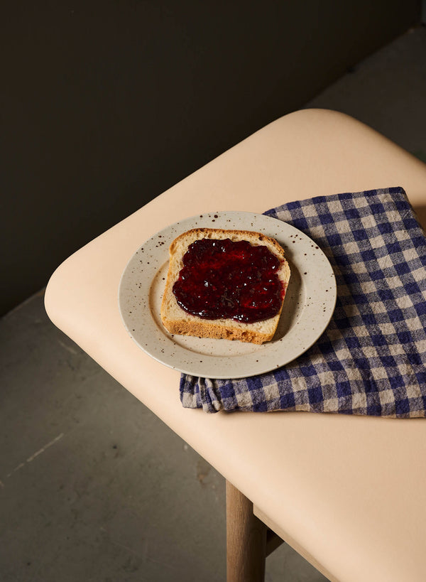 Kökshandduk Flax/Navy Gingham