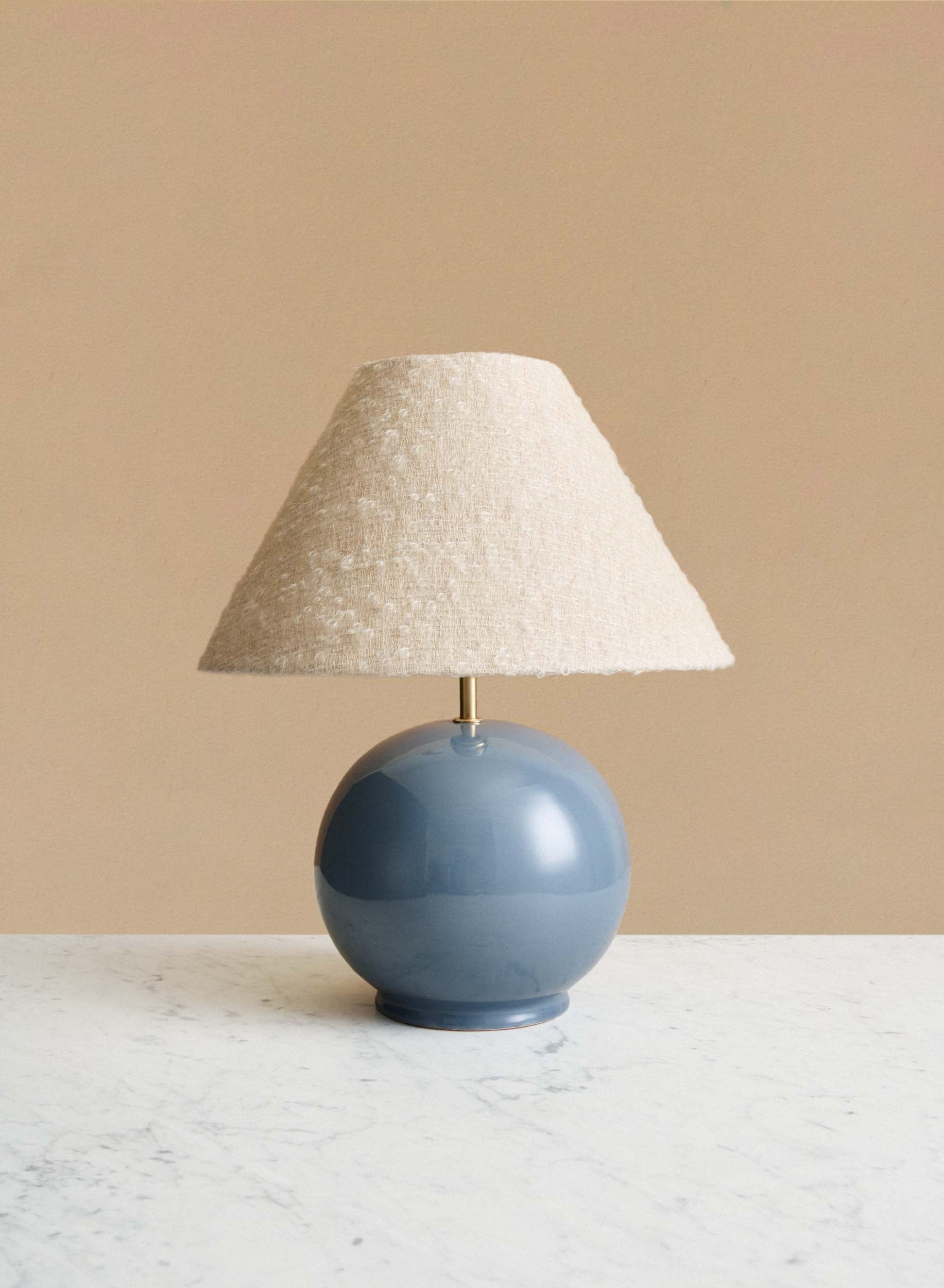 Bordslampa Tondo Blu | Cono Ivory