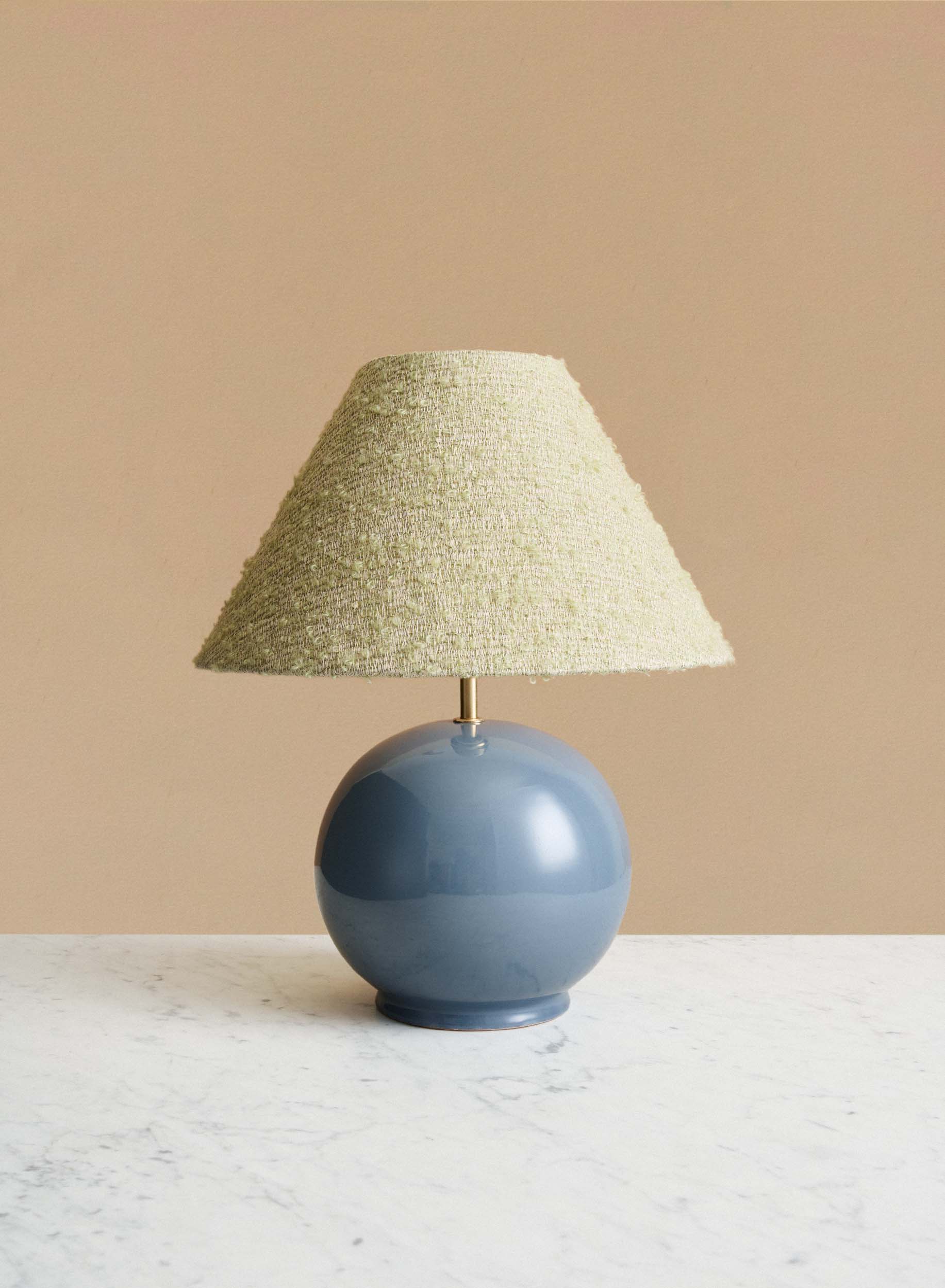 Bordslampa Tondo Blu | Cono Mint Green