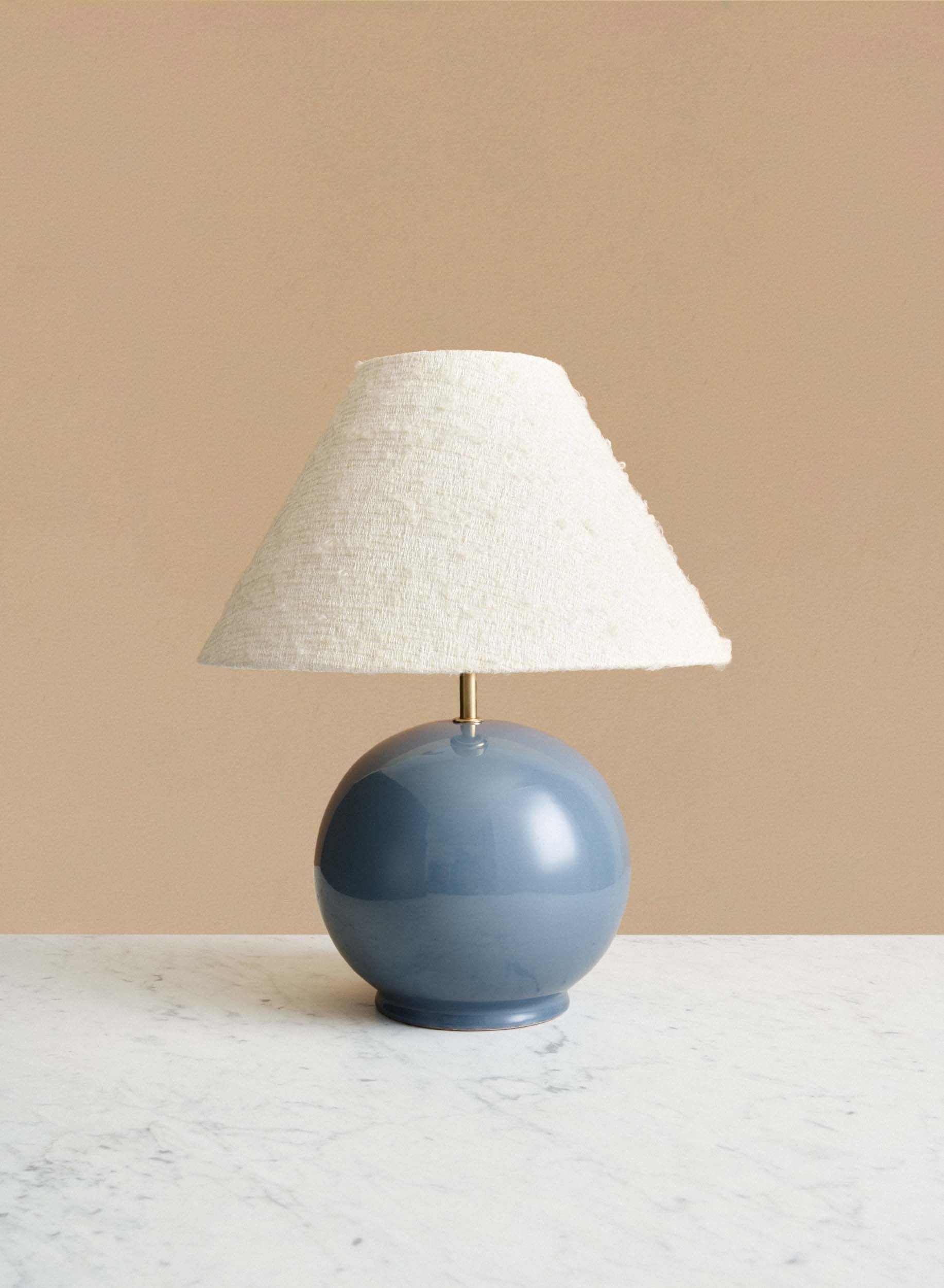 Bordslampa Tondo Blu | Cono White