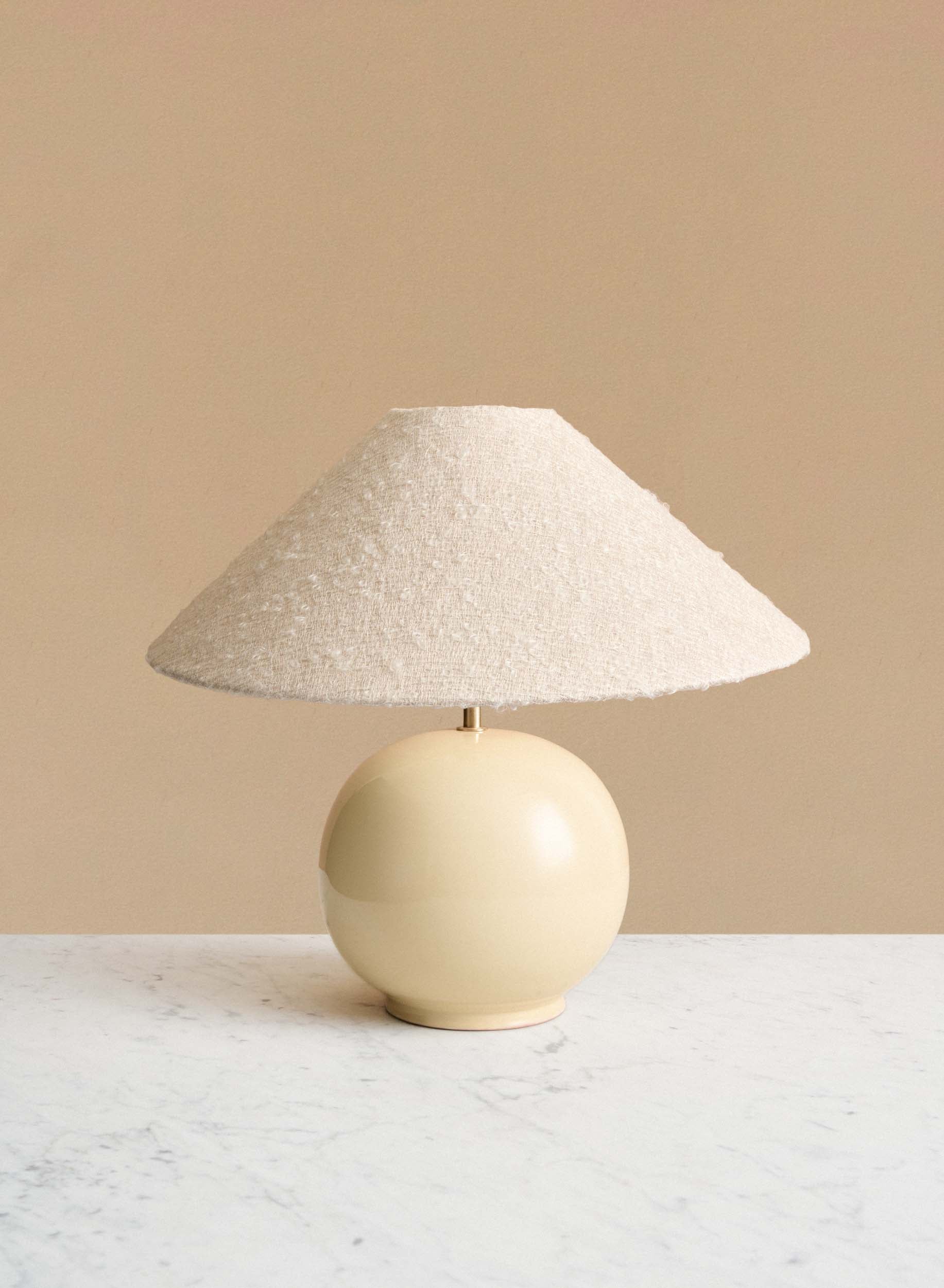 Bordslampa Tondo Crema | Ampio Ivory