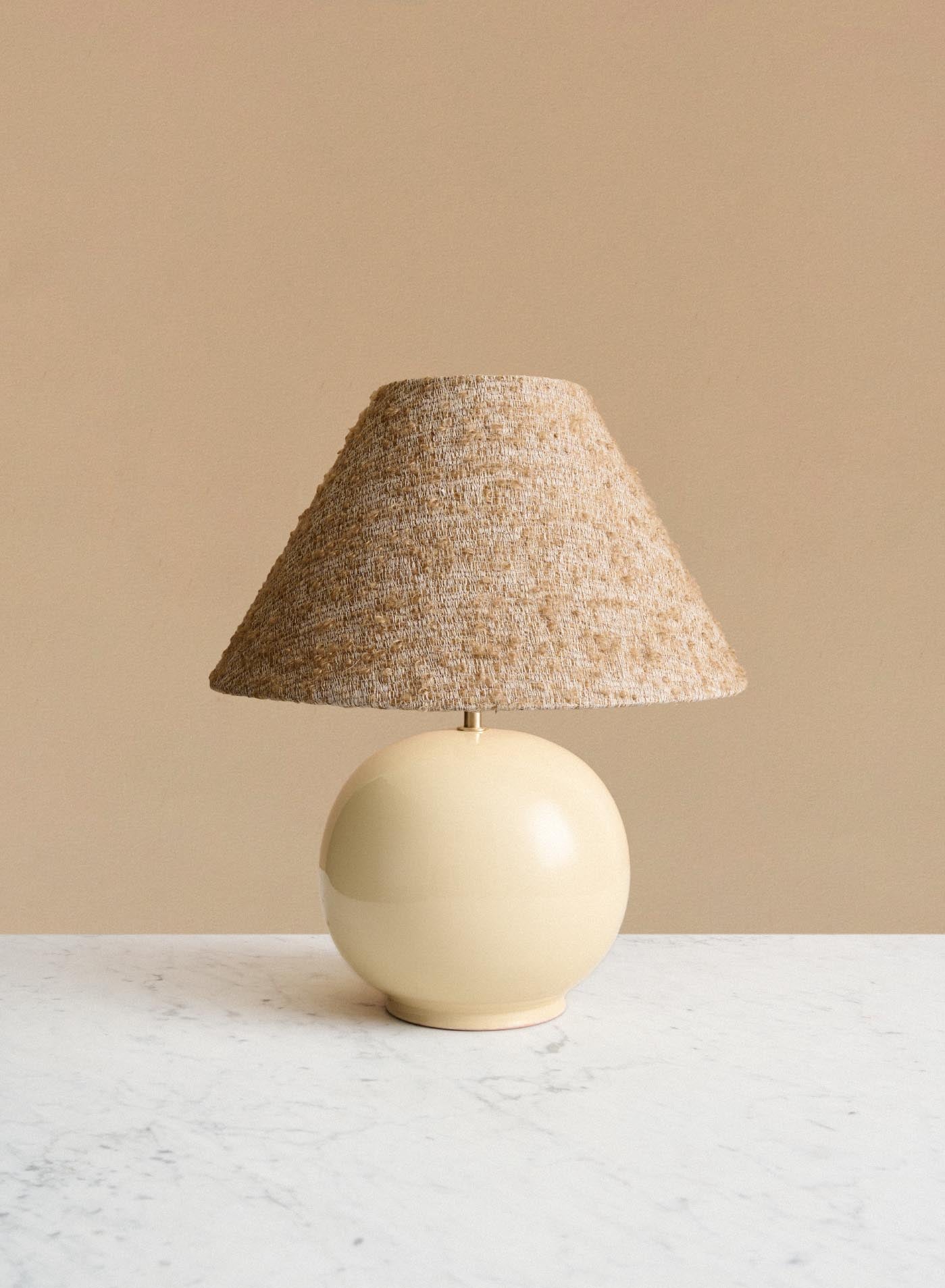 Bordslampa Tondo Crema | Cono Caramel
