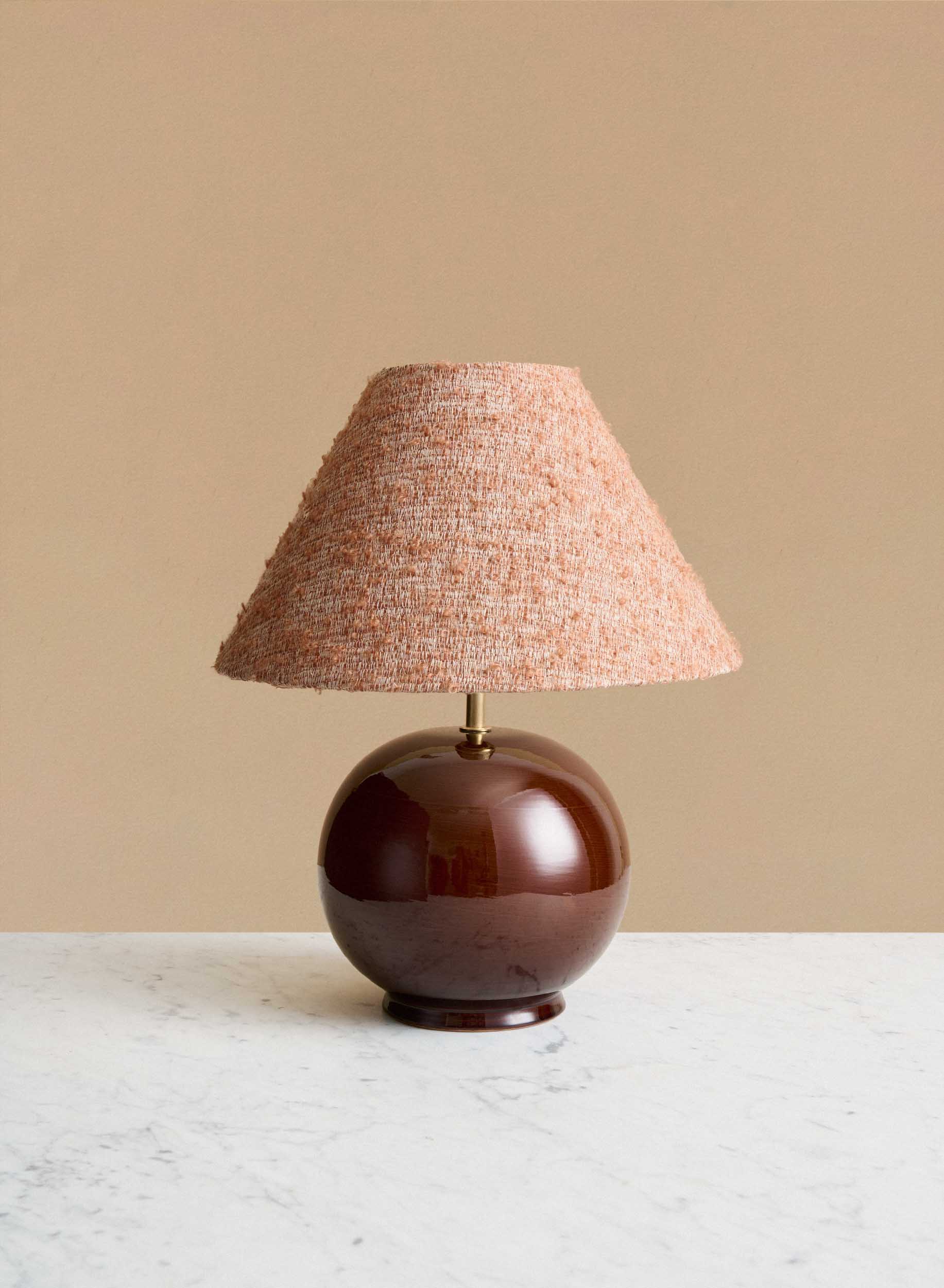 Bordslampa Tondo Redbrown | Cono Burnt Orange