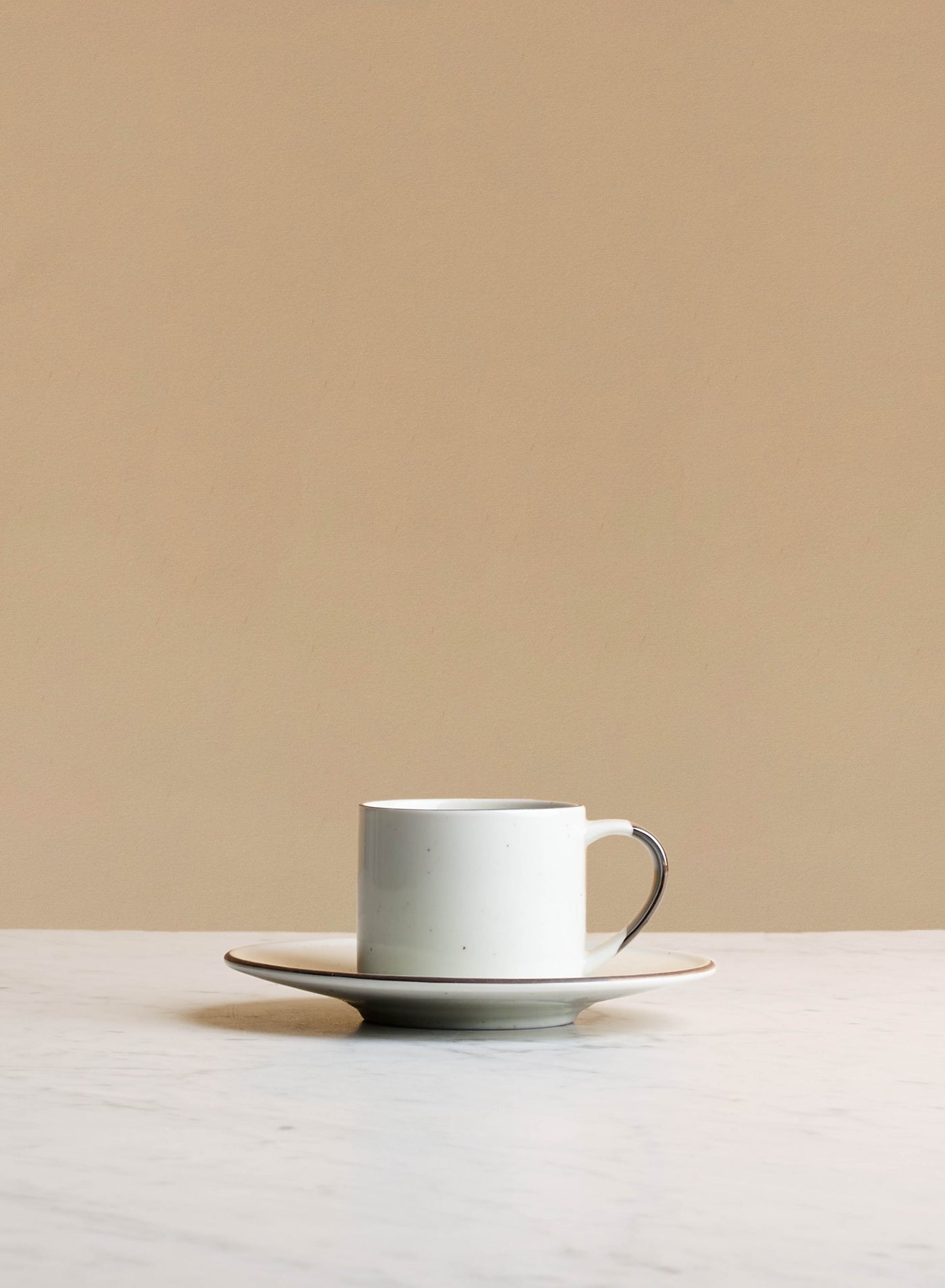 Espressokopp Ovanåker Brun med fat