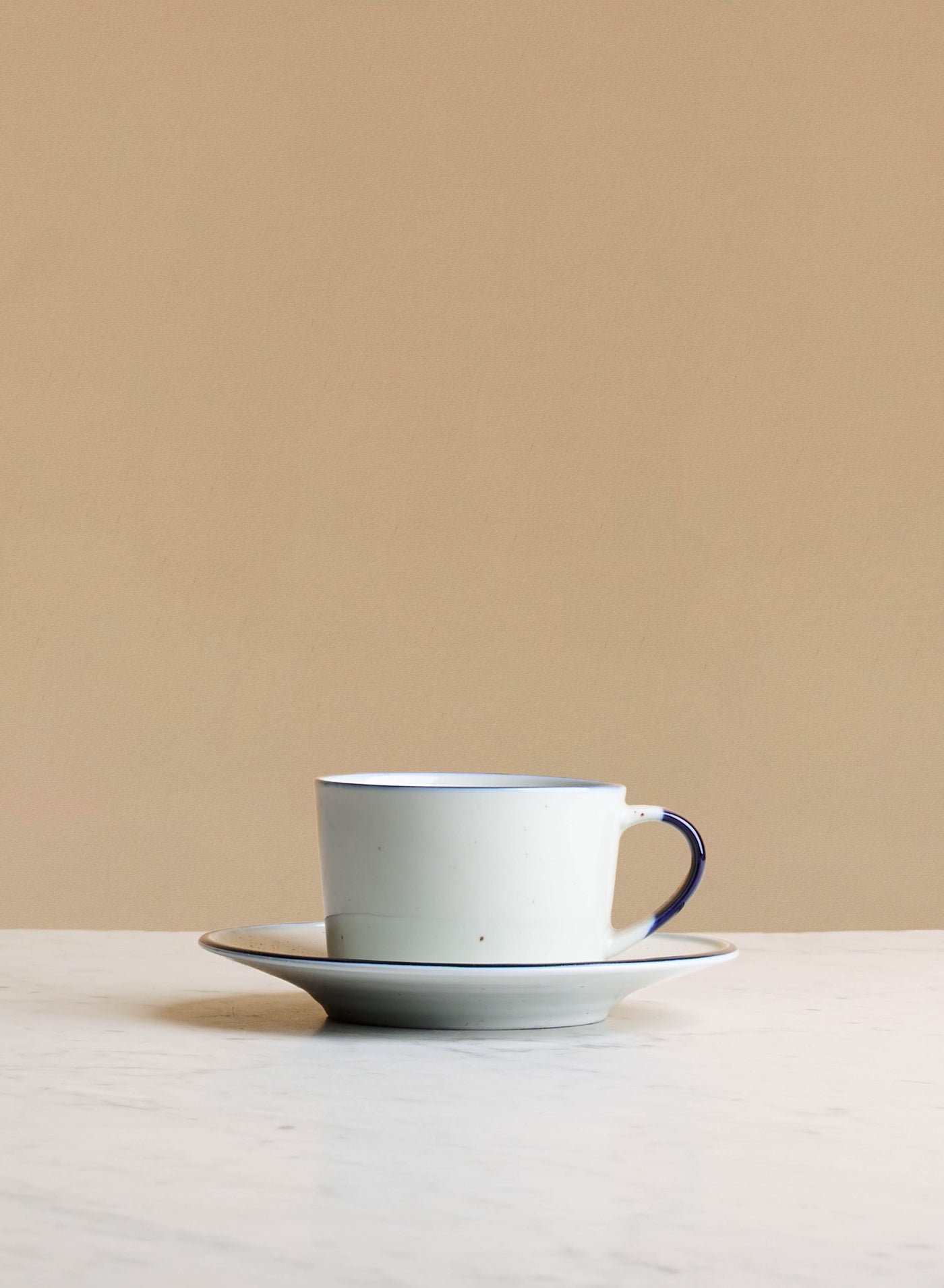 Kaffekopp Ovanåker Blå med fat