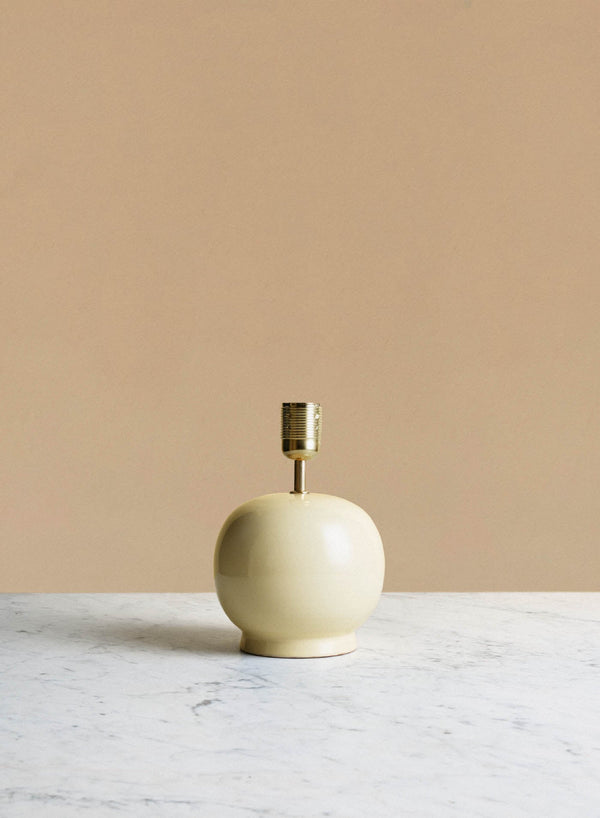 Lampfot Tondo Piccolo Crema
