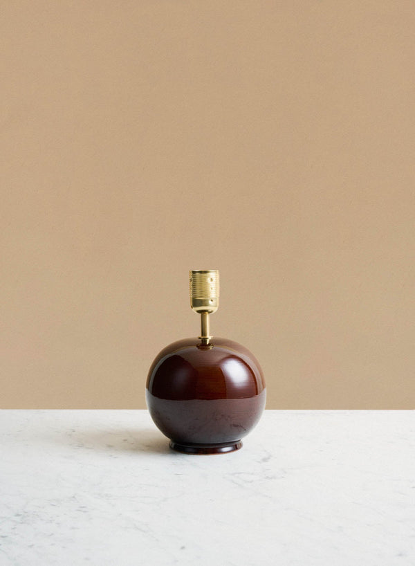 Lampfot Tondo Piccolo Redbrown