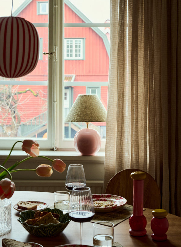 Bordslampa Tondo Rosa | Cono Mint Green