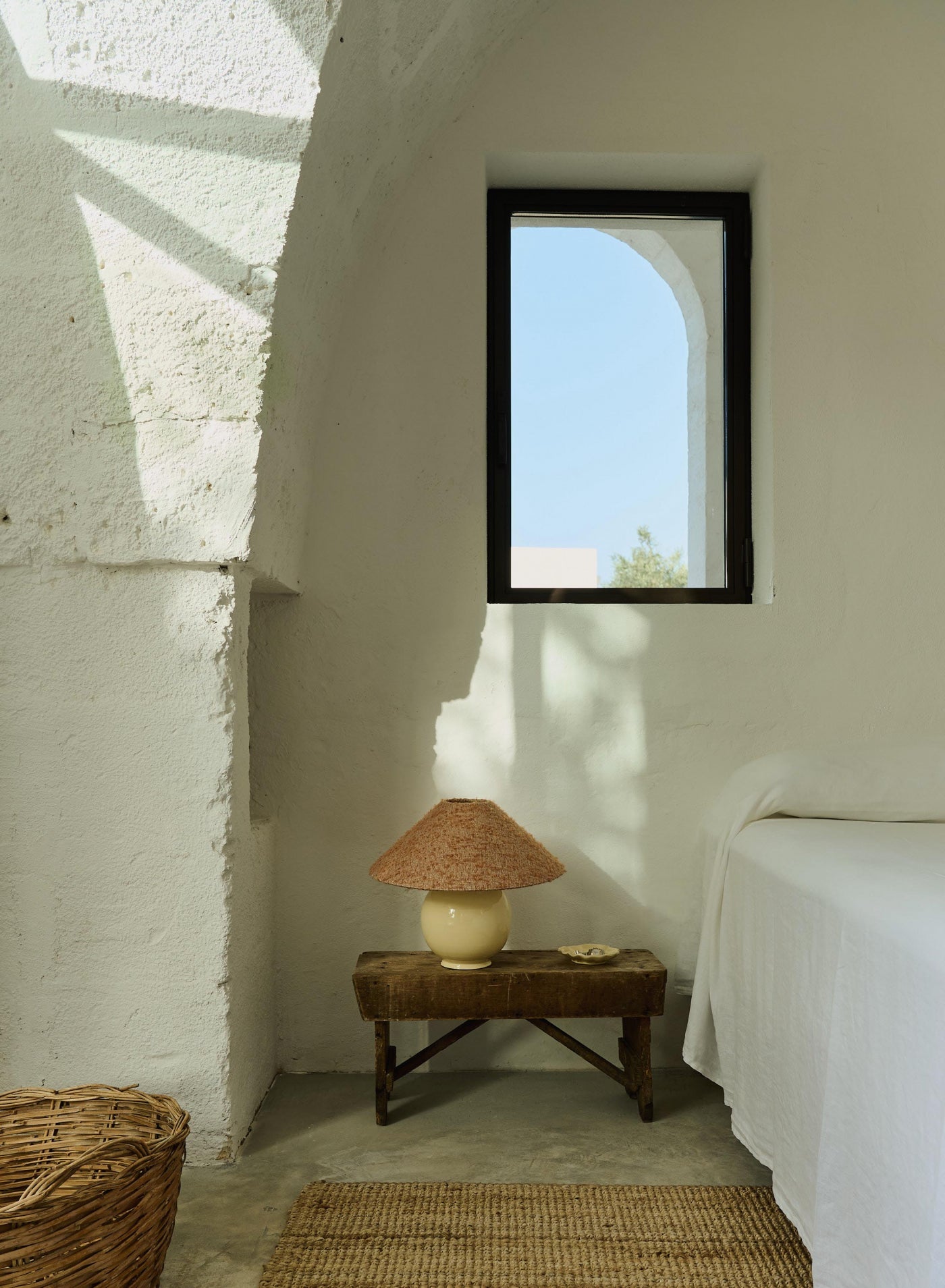 Lampfot Tondo Crema