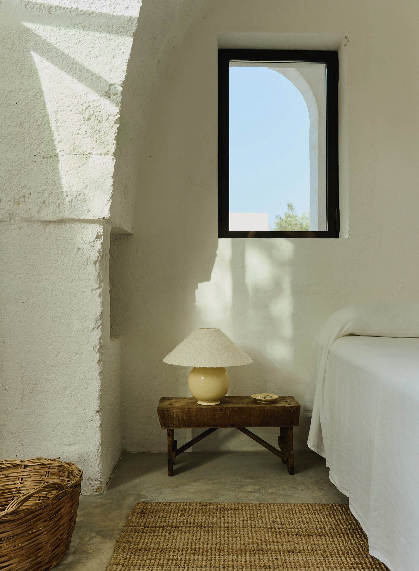 Lampfot Tondo Crema